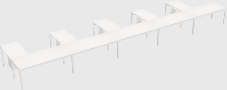 L-shaped desk