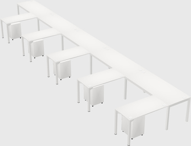 L-shaped desk