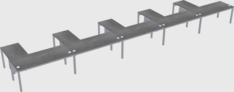 L-shaped desk