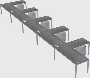 L-shaped desk