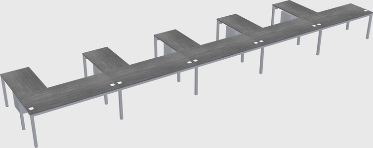 L-shaped desk