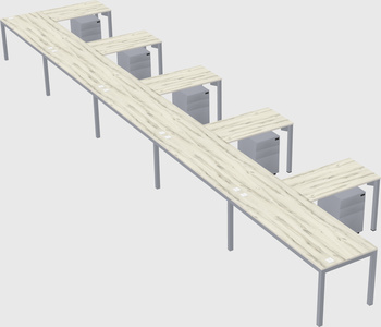 L-shaped desk