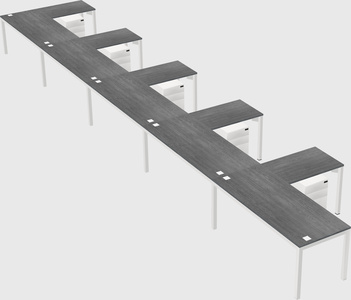 L-shaped desk
