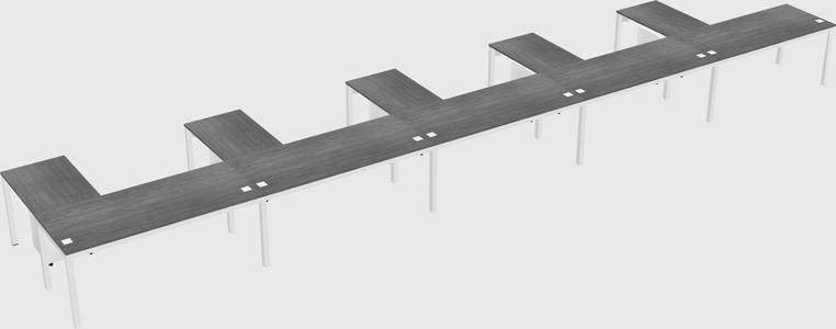 L-shaped desk