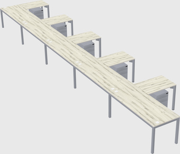 L-shaped desk