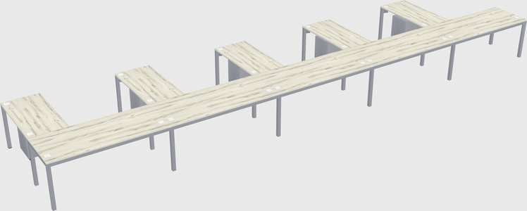 L-shaped desk