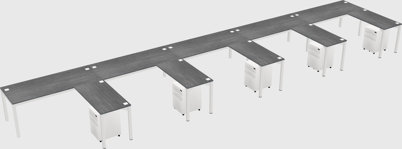 L-shaped desk