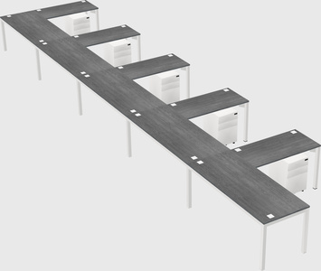 L-shaped desk
