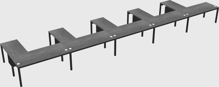 L-shaped desk