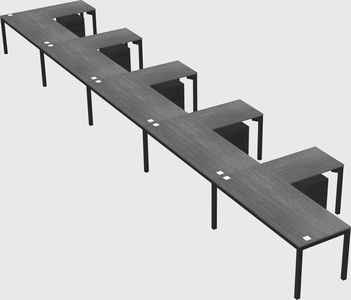 L-shaped desk