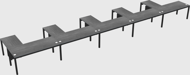 L-shaped desk