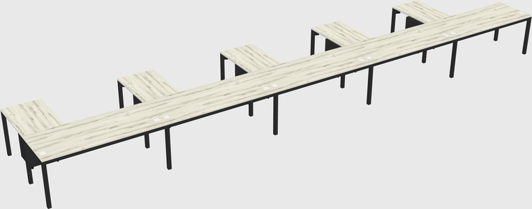 L-shaped desk