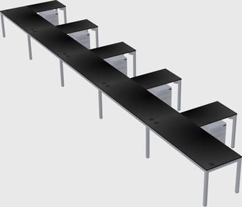 L-shaped desk
