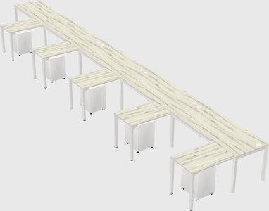 L-shaped desk