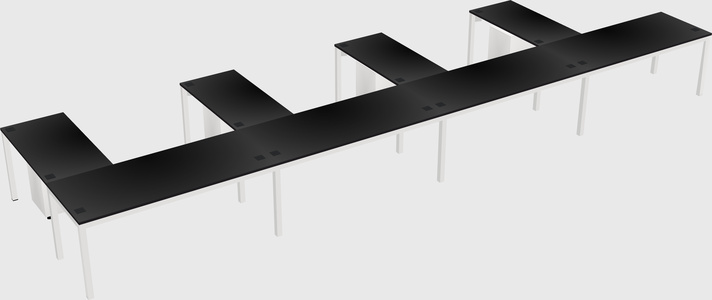 L-shaped desk
