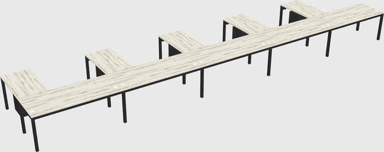 L-shaped desk