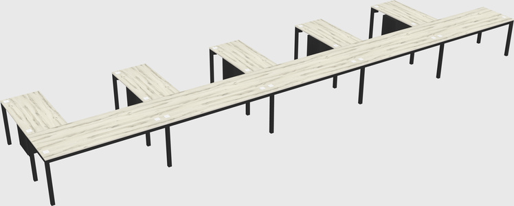 L-shaped desk