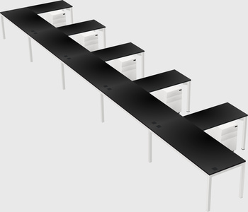 L-shaped desk