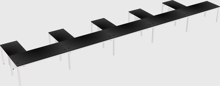 L-shaped desk