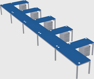 L-shaped desk