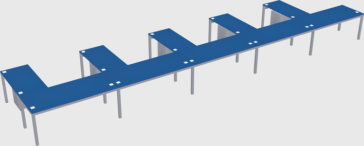 L-shaped desk