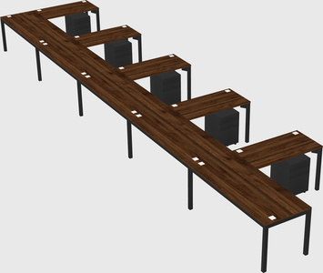 L-shaped desk