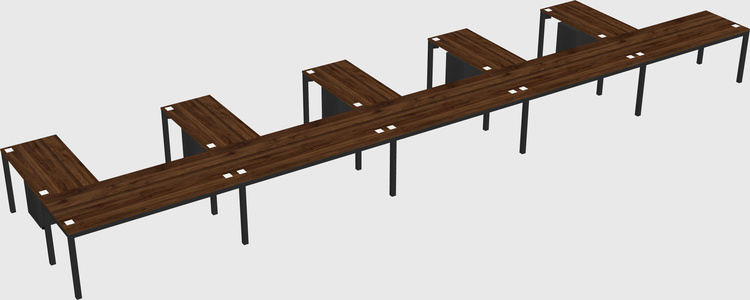 L-shaped desk