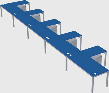L-shaped desk