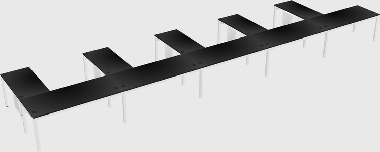 L-shaped desk