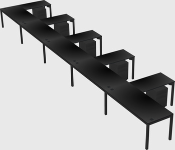 L-shaped desk