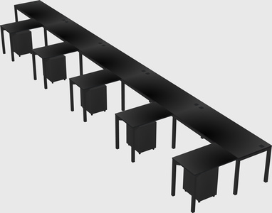 L-shaped desk