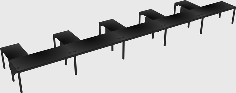 L-shaped desk