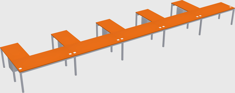 L-shaped desk