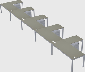 L-shaped desk