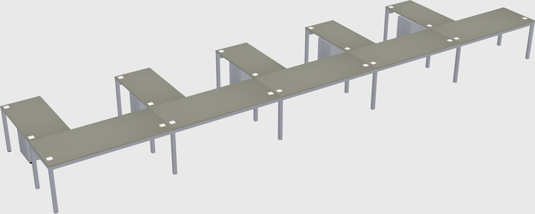 L-shaped desk