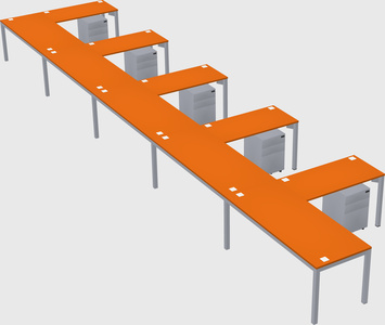 L-shaped desk