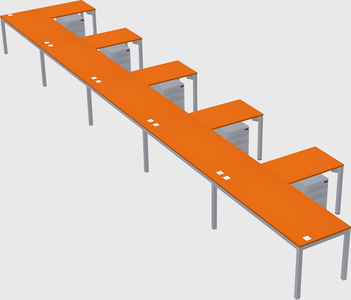 L-shaped desk