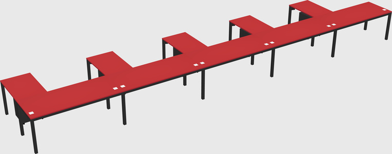 L-shaped desk