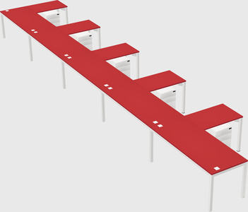L-shaped desk