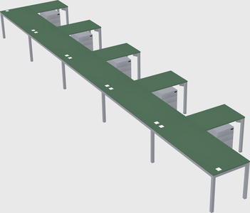 L-shaped desk