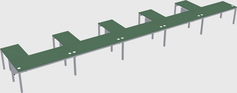 L-shaped desk