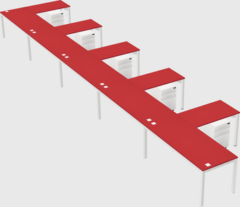 L-shaped desk