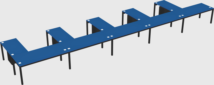 L-shaped desk