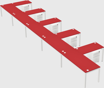 L-shaped desk
