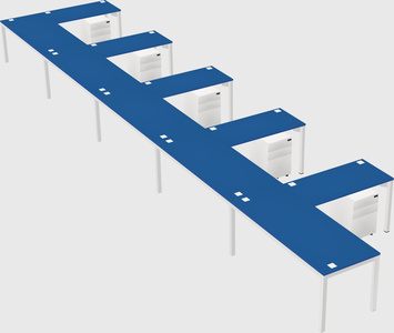 L-shaped desk