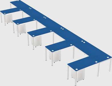 L-shaped desk