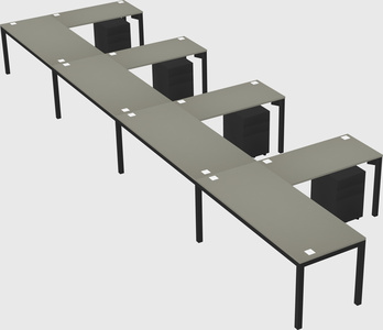 L-shaped desk