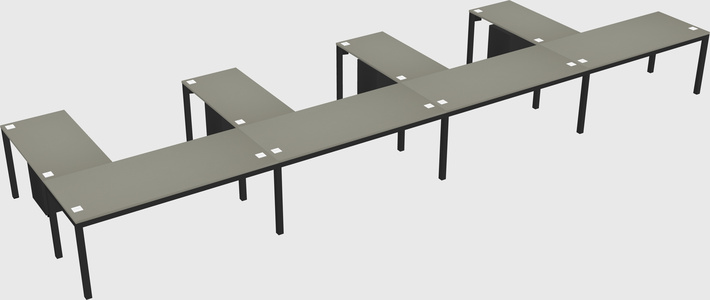 L-shaped desk