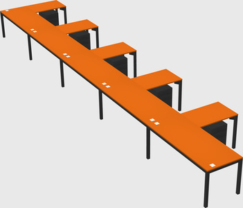 L-shaped desk