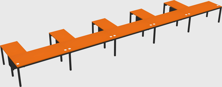 L-shaped desk